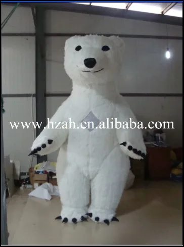 Белые надувные костюмы медведя для рекламы|costumes for|costume costumecostumes white |