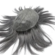 Skin Toupee Base For Any Color Prosthesis Hair Men Hair Weave