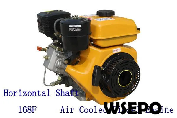 Factory 2.2kw Cooled Horizontal 196cc 3.5hp 6