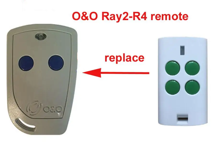 

O&O TX, T.COM R4-2, T.COM R8-2, TWIN, TX (NEO) compatible garage door opener remote free shipping