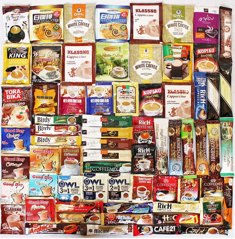 Taste Test, 56 different kinds of Instant Coffees from Asia in A Set