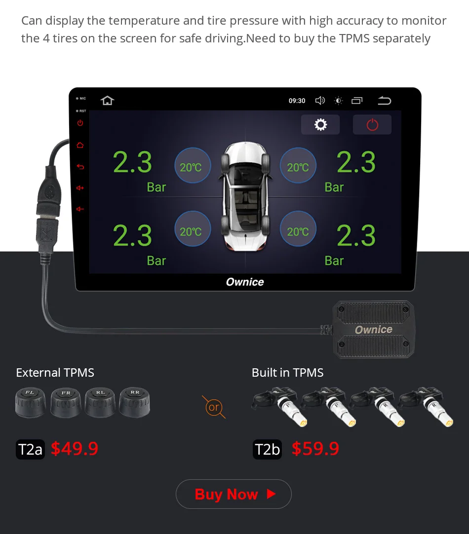 Perfect Ownice K3 Android 9.0 Quad Core Car Radio Universal DVD Multimedia Player 2GB RAM 16GB ROM GPS Navigation DVD Support Bluetooth 37