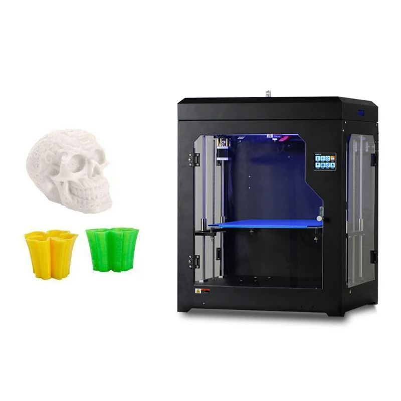 

260x300x400MM Dual Extruder Touch Screen 3D Printer Auto-leveling Full Metal Frame Heated Bed Filament Run-out Detection