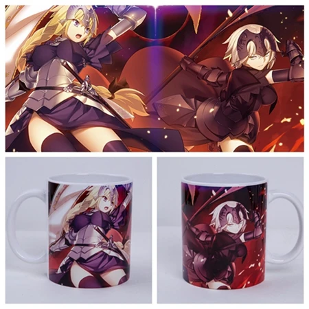 Аниме Fate Grand Order Jeanne dArc Alter Saber Tamamo no Mae Okita Souji Merlin Scathach Emiya кружка для косплея персонаж FGO - Цвет: 7