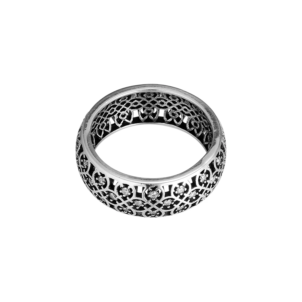 

Decorative Rings with Clear Cubic Zirconia 100% Authentic 925 Sterling Silver Jewelry Free Shipping
