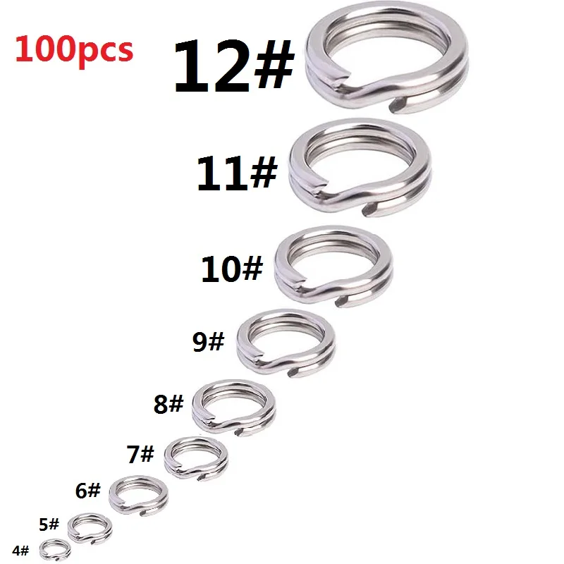 50pcs-100pcs-Stainless-Steel-Split-Ring-Diameter-from-4mm-to-12mm-Heavy-Duty-Fishing-Double-Ring