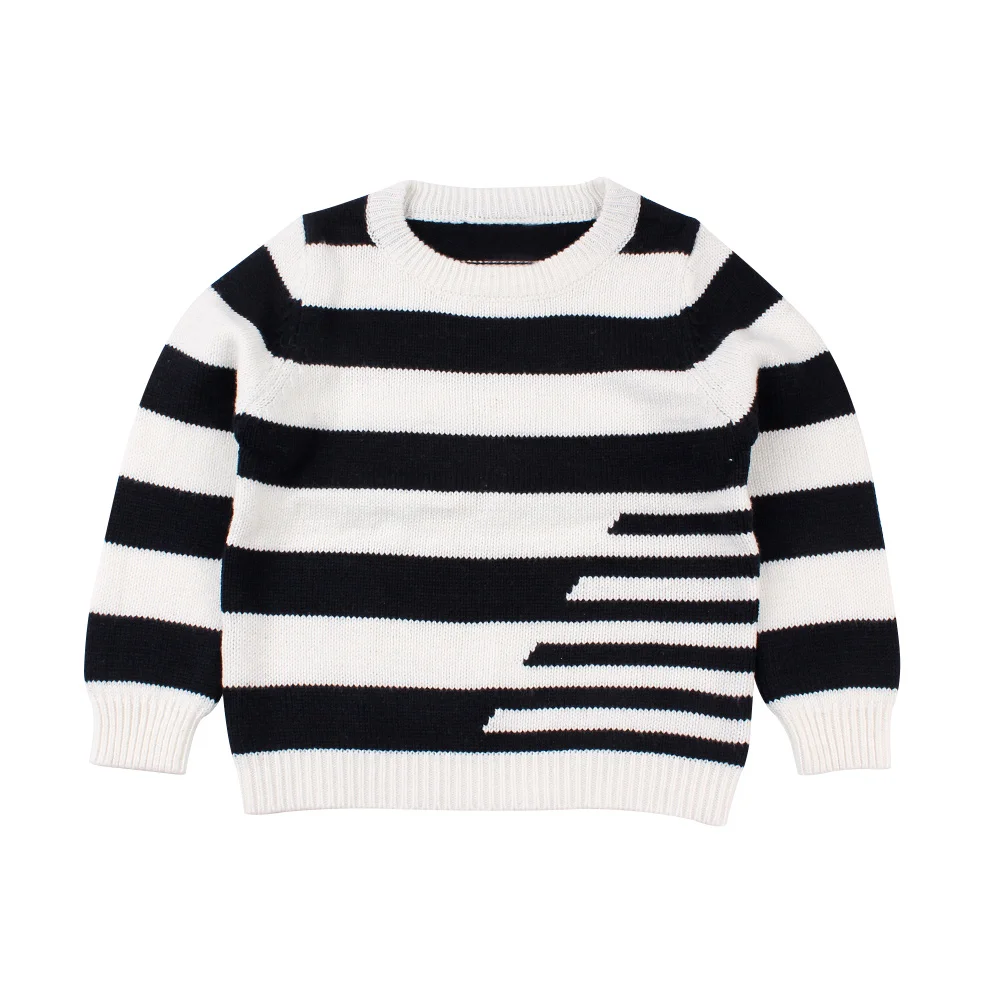Buy Striped Baby Sweater Cotton Soft Knit Pullover For