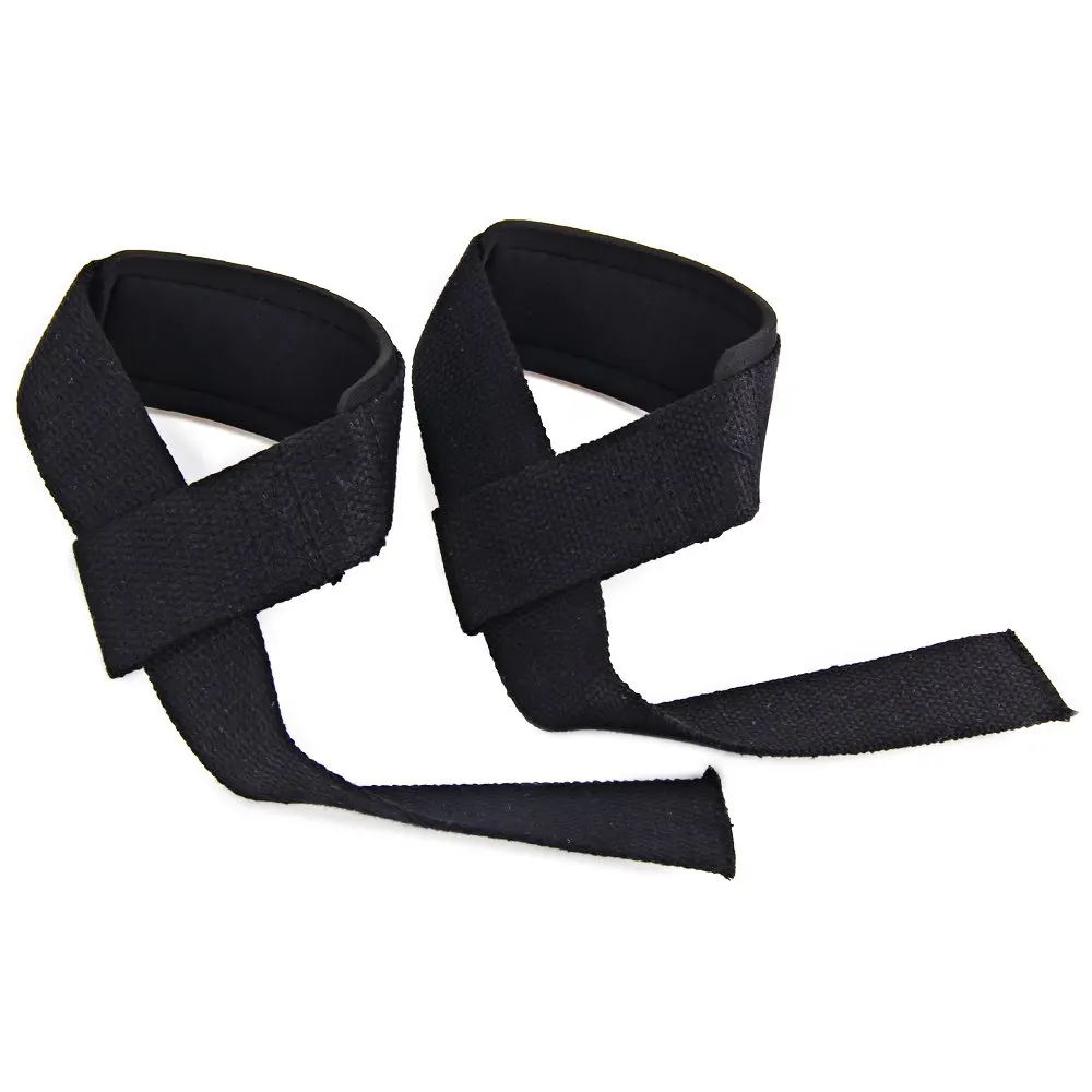 1 Pair Grip Straps Protect Hand Weight Lifting Training Power Bandage