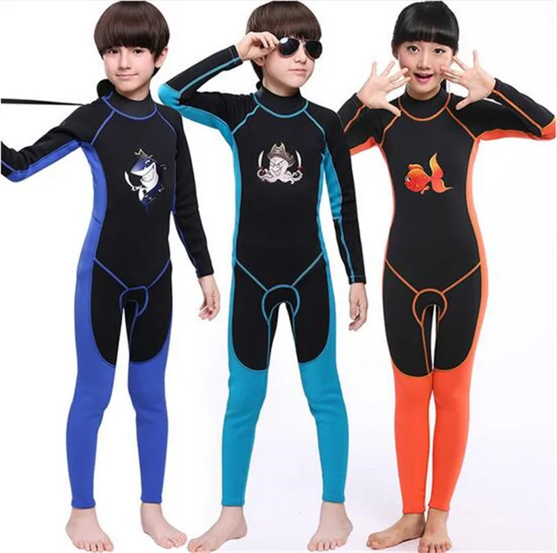 Children's Full Body Sport Rash Guard Dive Skin Suit for Scuba Diving