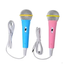 Эмуляция музыкальная игрушка для детей Детский микрофон игрушки Проводные игрушечный микрофон для караоке пение смешной микрофон музыкальные игрушки для девочек мальчиков подарки