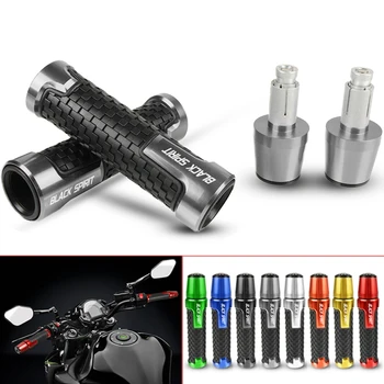 

For Honda Black SpiRit 2014-2016 2015 Motorcycle Motorbike CNC Aluminum Handlebar Hand Grips Moto Handle Bar Grips with Ends Cap