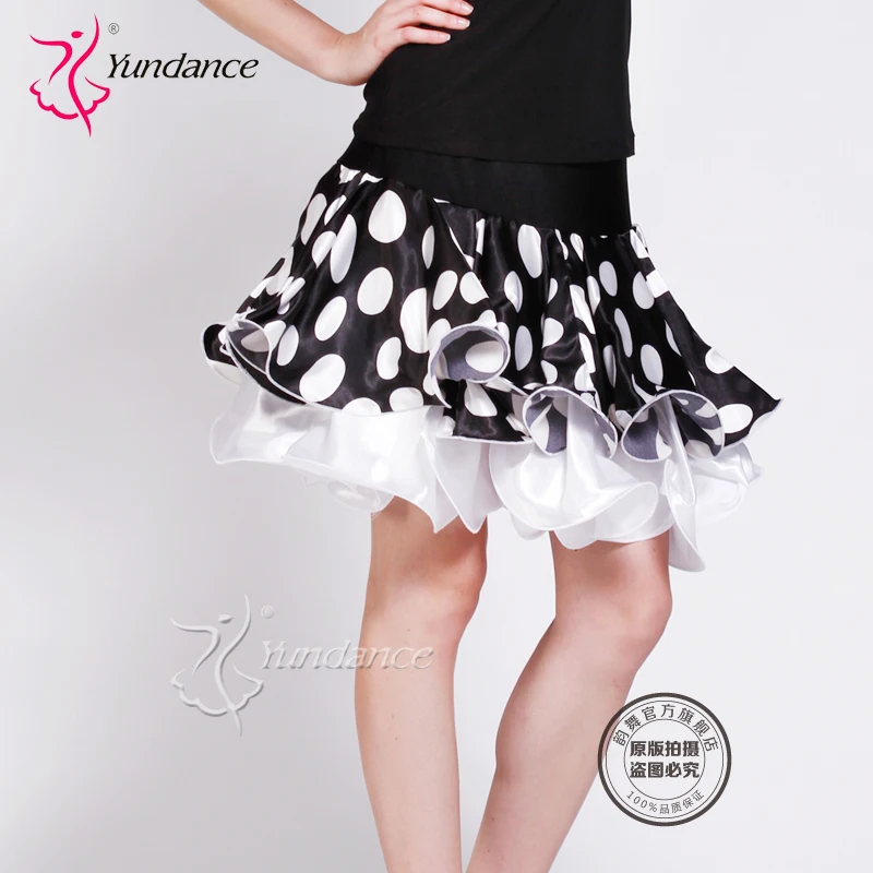 

Customized Lady Latin Dancing Skirt Modern Dance Costume Samba Cha-cha Dancing Dress Promotion B-2744