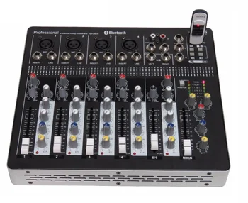 

STARAUDIO Pro 6 Channel PA DJ Stage Club Karaoke KTV Mixing Console USB Bluetooth Mixer SMX-6000B