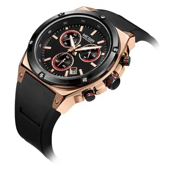 

MEGIR Top Brand Sport Men Quartz Watch Multifunction Chronograph Fashion Wrist Watches Clock Relogio Masculino with Leather