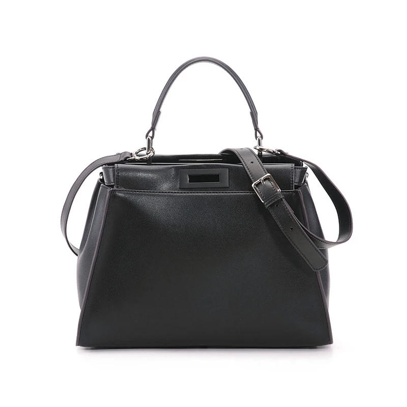 

New Fashion Genuine Leather Women Messenger Bag Cow Real Leather Shoulder Bags for Ladies Handbag Q0256
