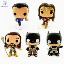 NEW 10m Batman v Superman Aquaman Batman Superman action figure big Bobble Head Q Edition no box for Car Decoration