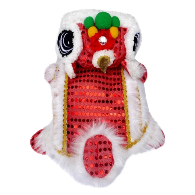 Dog Costume Pet Winter Warm Chinese New Year Style Dragon Dance