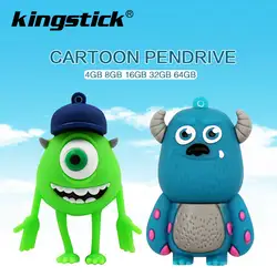 С принтом «Monsters University Mike usb флэш-накопитель с любимыми персонажами из мультфильмов флэш-накопитель объемом памяти 4 ГБ/16 ГБ/32 ГБ/64 Гб