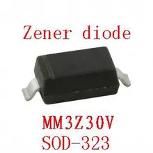 0805 SMD стабилитрон SOD-323 mm3z30v 100 шт