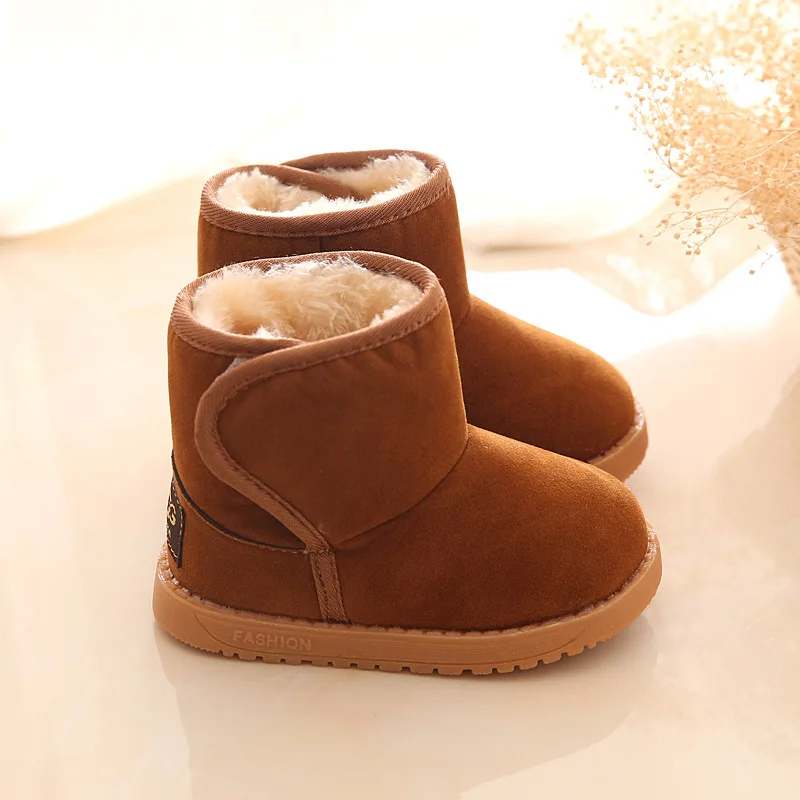 Детские зимние сапоги теплые толстые детские сапоги Удобная хлопковая обувь для детей теплая обувь