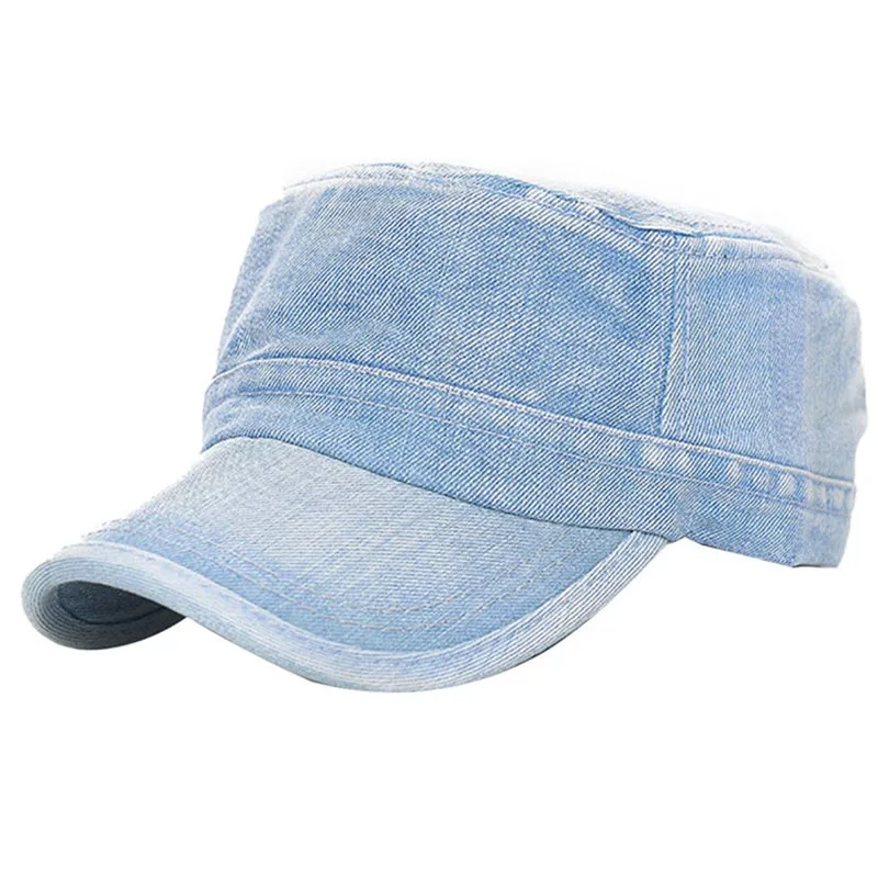 

Feitong 2017 Denim Cap Women Casquette Men Spring Summer Solid Jeans Visor Baseball Caps Snapback Drake Hat Bones Masculino