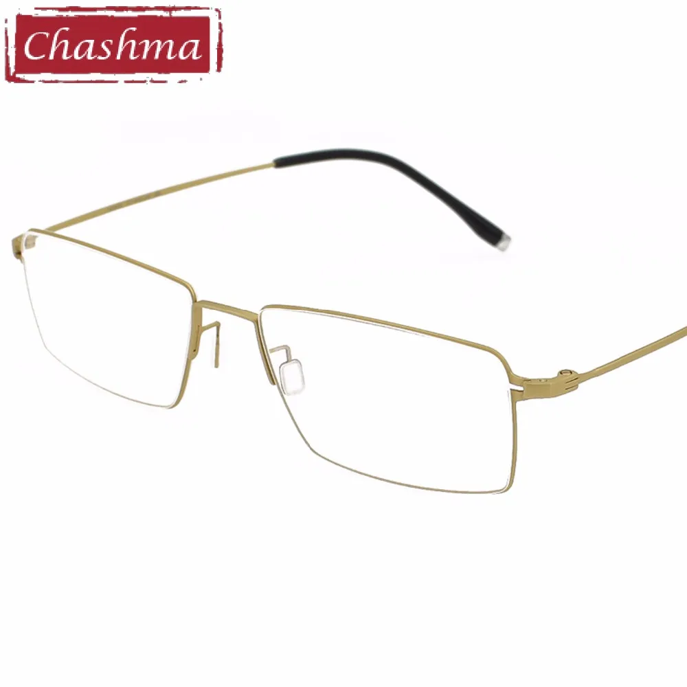 Бренд Chashma, очки для глаз, мужские, B, титановые очки, Роскошные, высокое качество, оправы очки от близорукости, оправа, светильник, очки для мужчин