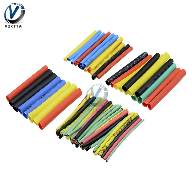 Polyolefin Heat Shrink Tube Sleeve Wrap Wire Assortment 7//8 Size 127//328PCS BSG
