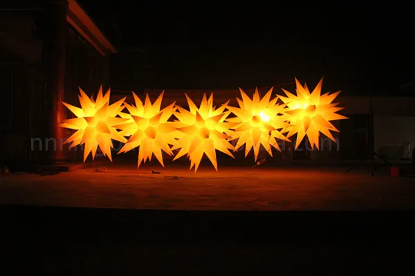 

Free shipping 1.5m Party/event/club decorative multi-color inflatable led star/led star light effects