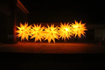 

Free shipping 1.5m Party/event/club decorative multi-color inflatable led star/led star light effects