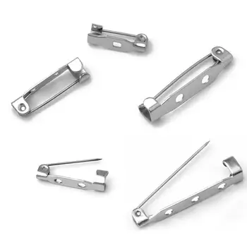 

Brooches Pin Safety Pin Stainless Steel NO Fade Accessories Findings Settings DIY Jewelry Making 14mm 17mm 19mm 25mm 32mm