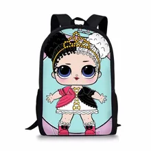 

Noisydesigns cute dolls print Paul Children School Bags for Teen Boy Girls Students Pencil Bag Backpack Mochila Escolar for girl