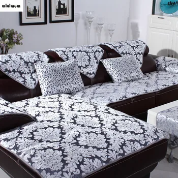 

European-style sofa cushion fabric fashion sofa towel non-slip thickened customized leather plush sofa cover four seasons
