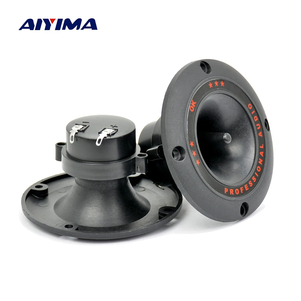 Aiyima 2PC 4Inch Piezoelectric Tweeter Audio Speaker 50W Treble Ceramic