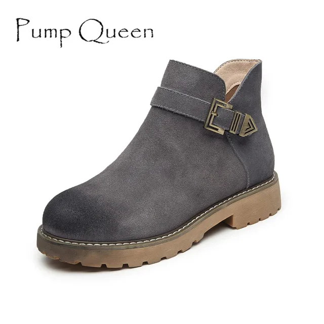 womens round toe booties