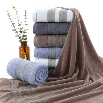 

Family Couple Cotton Fabric Bath Towels for Adults Large Gym Spa Swimming Sport Towels Bathroom Body Wrap Dress Towel 70x140cm