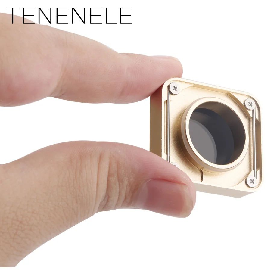 TENENELE Go Pro, спортивные фильтры для экшн-камеры, набор фильтров нейтральной плотности для GoPro Hero 5, 6, 7, черный, ND 4, 8, 16, фильтр для Hero