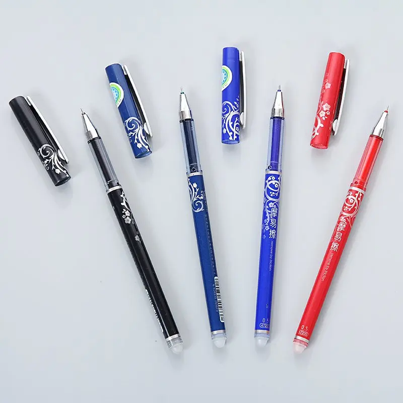 4pcs Magic Wipe Erasable pen 0.5 Water Rub Gel Neutral Eraser Pen Student Stationery 47200 | Канцтовары для офиса и дома