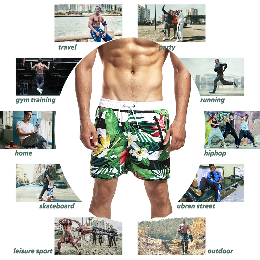 Fashion New BoardShorts for Men Summer Holiday Surf Beachwear Trunks (24)