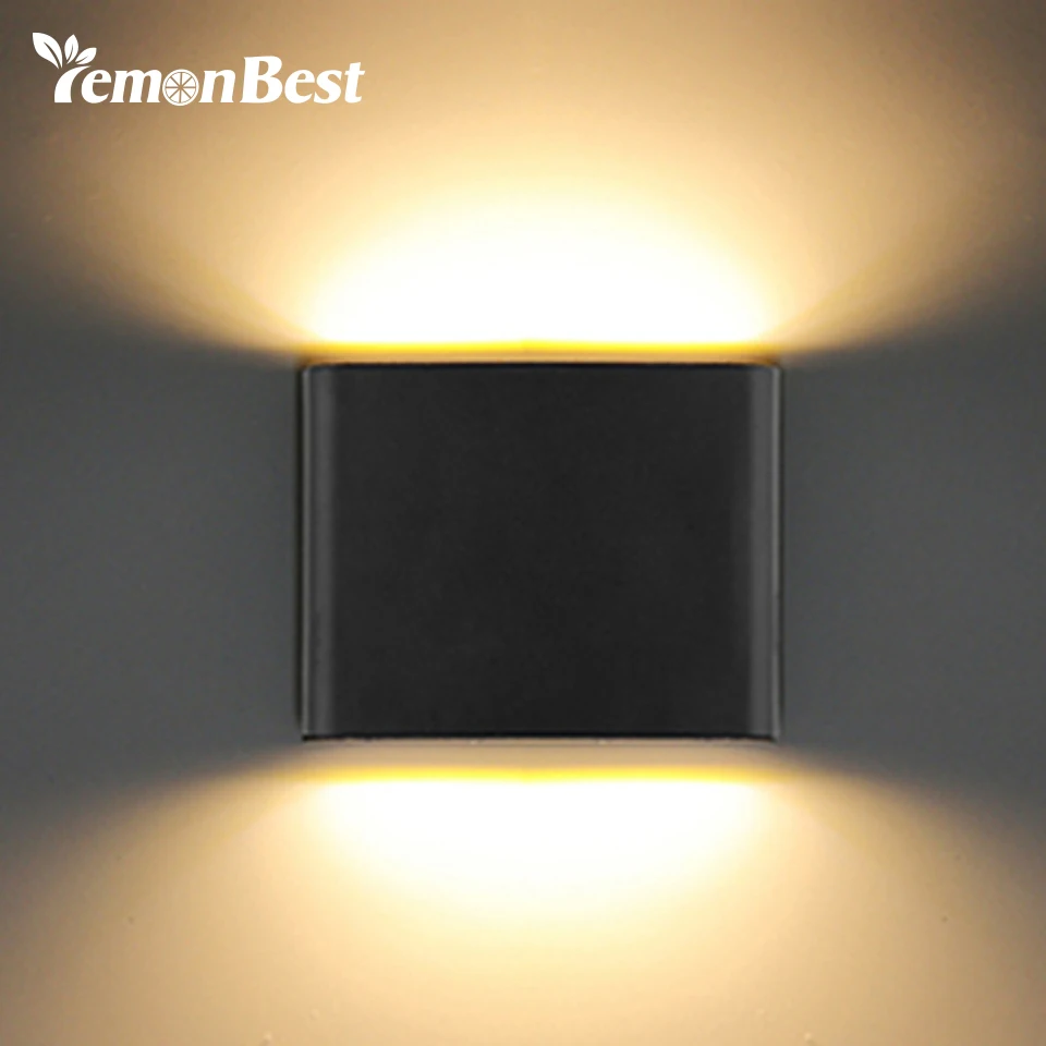 

6W 12W LED Wall Light Outdoor Waterproof IP65 Modern Nordic Style Indoor Wall Lamps Living Room Porch Garden Lamp AC85-265V