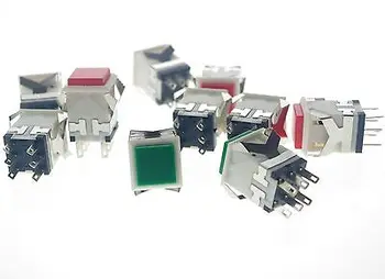 

20 Square Switch Momentary Self Locking Push Button Switch KD2-23