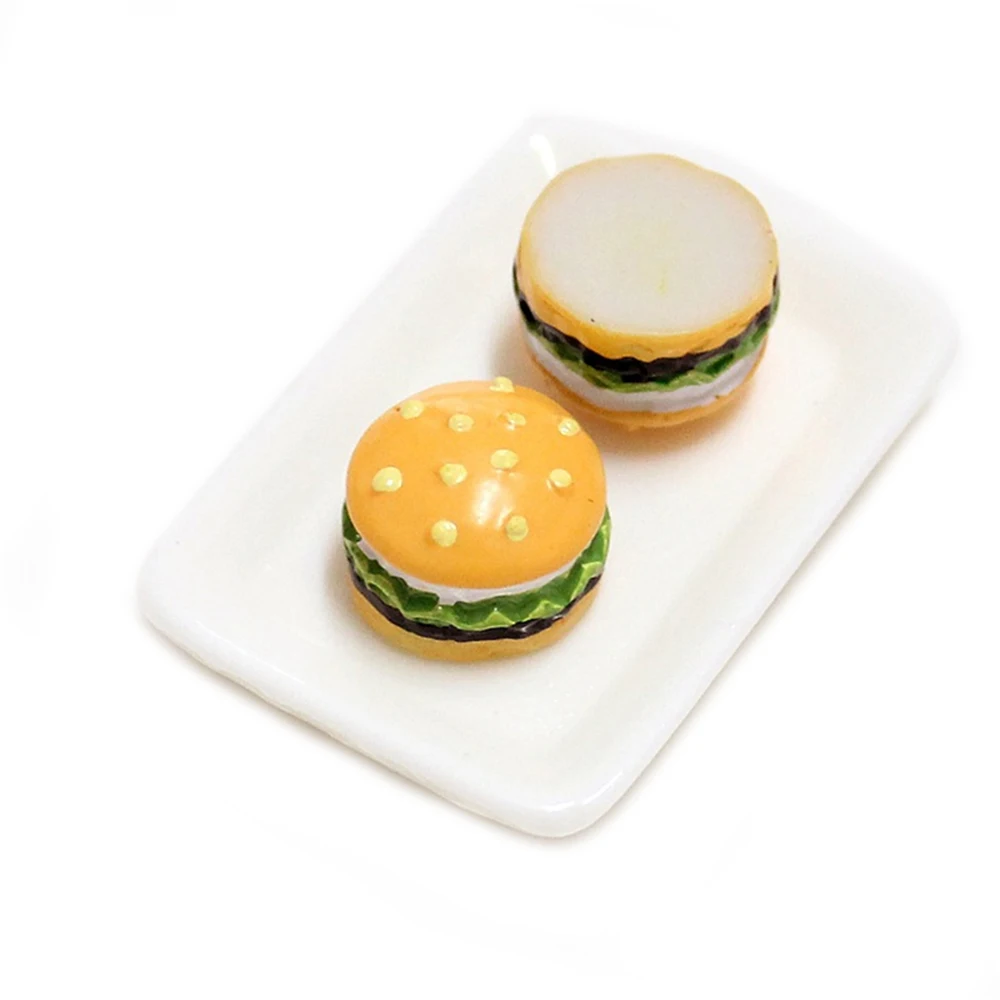 5 шт. мини гамбургер добавка талисманы наполнитель дополнение для слизи DIY полимерные аксессуары игрушки Lizun моделирующий комплект глины для детей