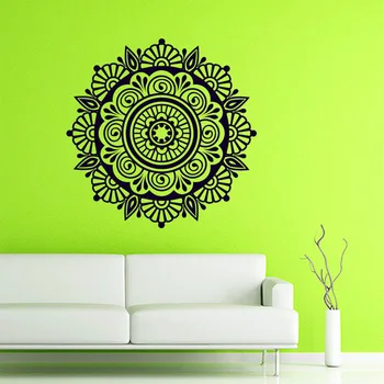 

Yoga Sticke Pattern Lotus Decal Body-Building Posters Vinyl Wall Decals Pegatina Quadro Parede Decor Mural Yoga Sticker