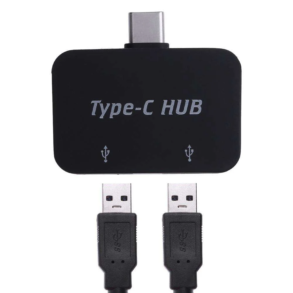 2 порта USB 3 0 концентратор OTG сплиттер адаптер type C к USB3.0 5 Гбит/с высокая скорость