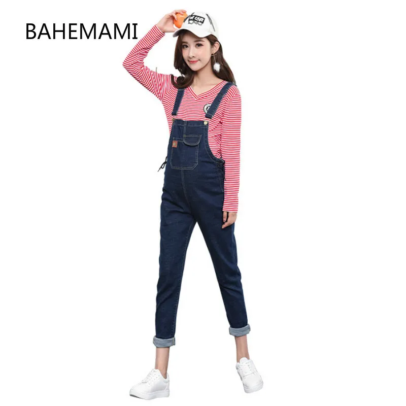 

BAHEMAMI Denim Overalls Maternity Jeans Straps Pants For Pregnant Women Clothes Pregnancy Braced Suspender Jumpsuits Rompers