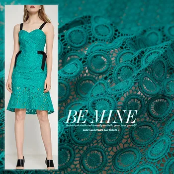 

Circle water soluble lace spring and autumn openwork dress fabric