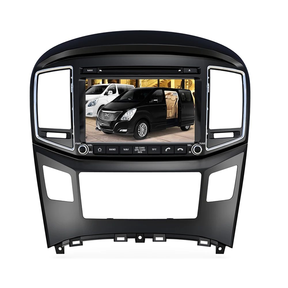 Cheap 8 inch 2 din Android 9.0 8 core Car Dvd Player For Hyundai H1 Grand Starex 2015-2019 Radio tape recorder Video Gps WIFI RDS usb 1