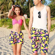 2 шт./лот Лидер продаж мужские плавки шорты купальный костюм-двойка Для мужчин Пляжные шорты брендовые короткие Для женщин профессиональный женский купальник-бикини, Для мужчин P69