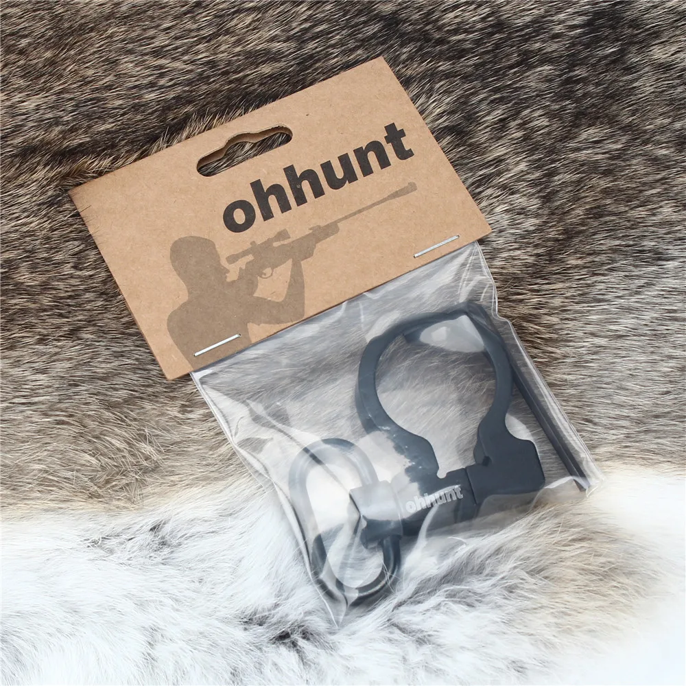 Ohhunt Tactical QD быстро отсоединяется черная Концевая пластина Слинг поворотный адаптер крепление для охоты. 223/5. 56 карабины AR15 M4 винтовка