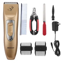 Перезаряжаемые машинка для стрижки собак с ногтей щипчики для ногтей файл и расческа для собак резки Уход за лошадьми машинка для стрижки волос набор для собак