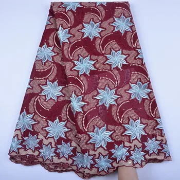 

Swiss Voile Lace In Switzerland High Quality Swiss Dry Lace African Voile Lace Fabric Embroidery Cotton Fabric Lace A1334